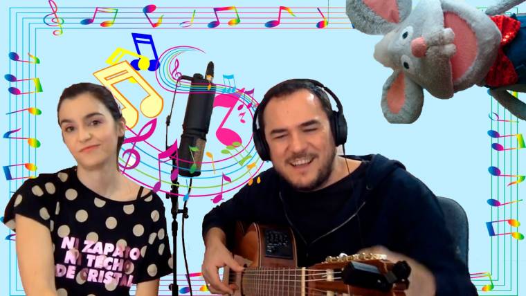 Canciones para niños con Ismael Serrano. Música infantil de Jimena Ruiz Echazú y Oliverio.