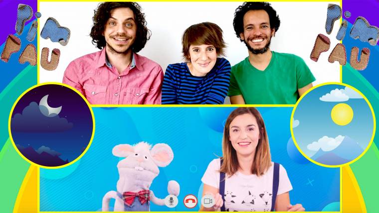 ¡Llamamos a PIMPAU! y cantan con nosotros la canción LOS OPUESTOS. Jimena y Oliverio