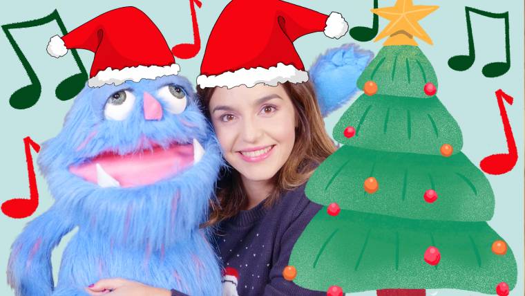 Canción de Navidad LLEGA YA SANTA CLAUS. Música para niños con Jimena y Oliverio